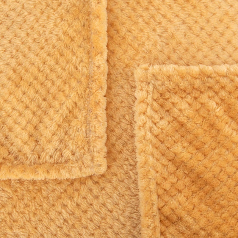 WONDER MIRACLE Fuzzy Blanket or Fluffy Blanket for Baby, Soft Warm Cozy Coral Fleece Toddler, Infant or Newborn Receiving Blanket for Crib, Stroller, Travel, Decorative (28Wx40L, XS-Banana) - Image 4